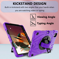 Étui robuste en silicone pour tablette professionnelle, idéal pour la randonnée, avec support et sangle, pour iPad Pro 11 - Vente en gros depuis la Chine