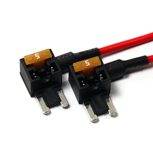 <span class=keywords><strong>Micro</strong></span> Mini ขนาดฟิวส์เพิ่มวงจรใช้งานง่าย150มม.16AWG ฟิวส์สีฟ้า Terminal - Product Image 6