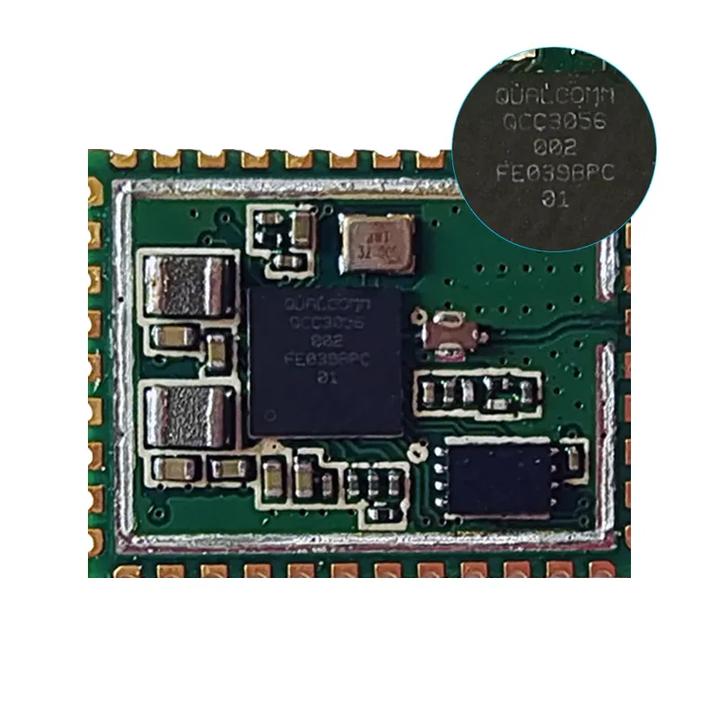 High Quality QCC3056 Chipset APTX HD BLE 5.2 Stereo Audio BT Module for Audio Transceiver