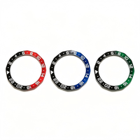 Bague d'insertion de lunette de montre étanche en céramique saphir de 38 mm, pièce de rechange pour cadran numérique de montre de luxe