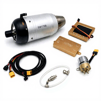 Filtre à carburant pour moteur turbojet, version en métal noir, pièce de rechange compatible avec la série complète SWIWIN Turbine RC UAV Jet Plane