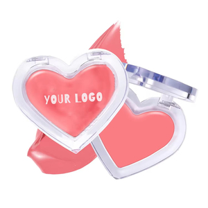 Palette di Blush Vegano a Forma di Cuore con Logo Personalizzato, Etichetta Privata, Multiuso, Impermeabile, Minerale, Setoso, Rosa per il <span class=keywords><strong>Viso</strong></span> - Product Image 6