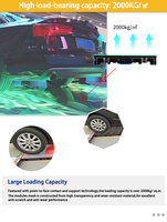 Écran de piste de danse LED interactif coloré P3.91 lumières de boîtier d'escalier LED de danse pour la décoration de noël écran LED intelligent