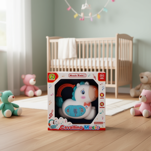 Mondo Bimbi Cavallino Music 13x11x4 Cm Juguete musical con luces y sonidos para bebés de 12+ meses - Product Image 3
