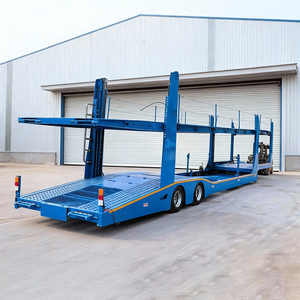 Semirremolque Portacoches de 2 Ejes <span class=keywords><strong>y</strong></span> 17m de Alta Calidad con Elevadores de Cilindro para <span class=keywords><strong>Transporte</strong></span> de 8 Autos <span class=keywords><strong>y</strong></span> SUVs - Product Image 2