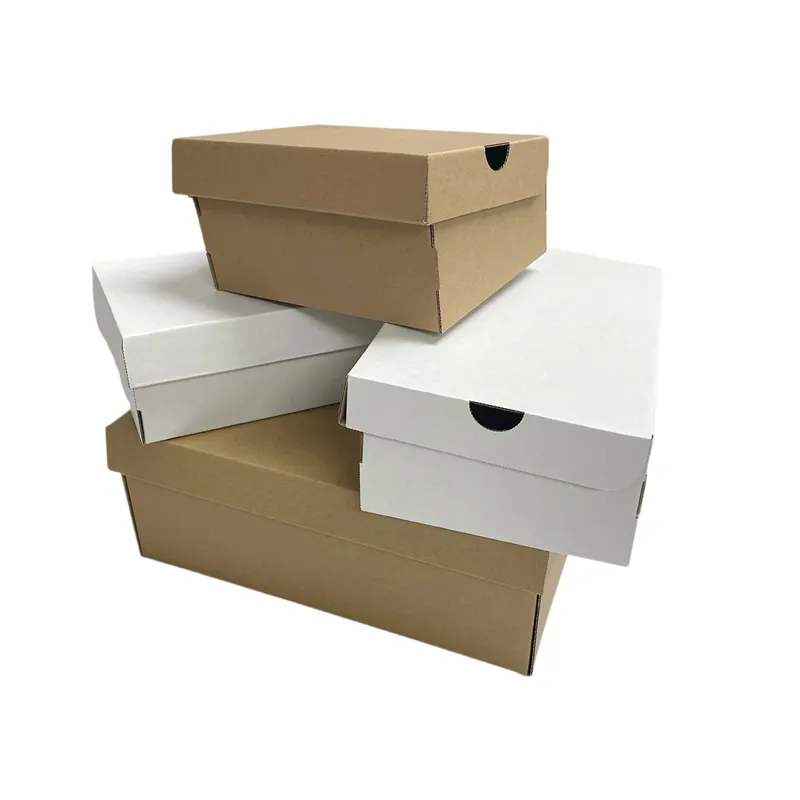 Top Seller Medium karton kotak sepatu kemasan kertas cetak bergelombang Sneaker kotak sepatu