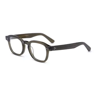 Retro Square Thickness Acetate Eyewear Eyeglasses Frames For Eye Glasses Pure Acetate Optical Glasses Frames For Men For Women