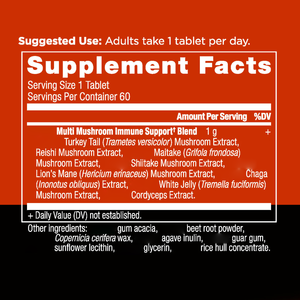 Tabletas de Hongos Naturales con Suplemento Dietético que Promueven la Modulación del Sistema Inmunológico y Ayudan a Aumentar la Energía - Product Image 2