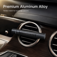 Clip désodorisant voiture TopOne en aluminium, diffuseur à bâtonnet parfumé solide orientable pour accessoire auto