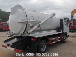 รถดูดสิ่งปฏิกูลดีเซล HOWO 5000 ลิตร แบบแมนนวล พร้อมระบบเทเอง สำหรับส่งออก ขายส่งจากโรงงาน - Product Image 4