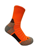 Chaussettes de sport en tissu éponge tricoté respirant, antibactérien, en nylon, avec logo personnalisé de haute qualité, pour hommes et jeunes athlètes
