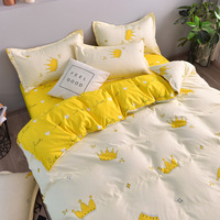 Usine en gros sablé Aloe coton 4 pièces confortable 100% Aloe coton taille universelle literie