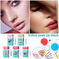 Meilleures ventes Nouveauté 20 pièces/boîte Rouge à lèvres tatouage mat tendance Coton-tige Imperméable Longue durée Brillant à lèvres