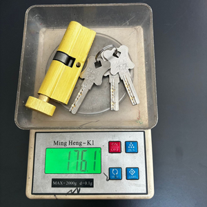 Serratura di sicurezza cilindri porta accessori Master in ottone rame Hardware mortasa Apposite facile installazione Design moderno Top Security - Product Image 4