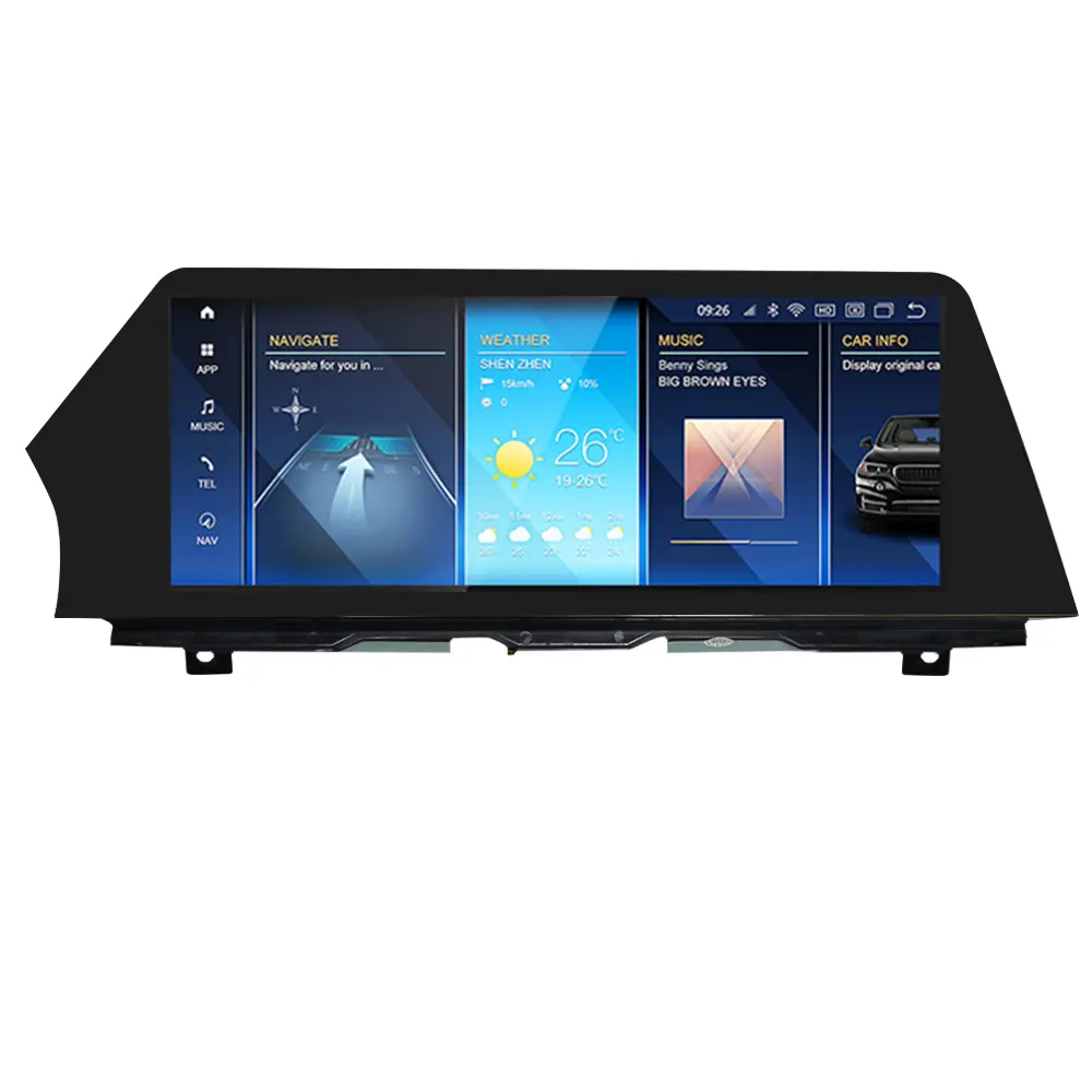 MEKEDE – autoradio Android 12, écran de 12.3 pouces, 8 go + 128 go, 1920x720 HD, Navigation GPS, pour voiture BMW série 5 GT F07 NBT