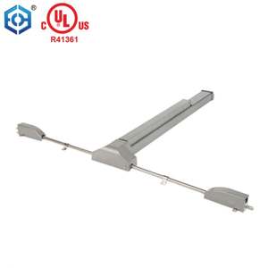 Barre de panique homologuée UL en acier inoxydable pour double porte coupe-feu - Product Image 4