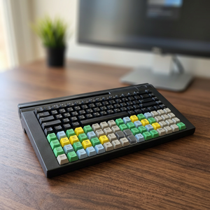 Nouveau clavier à membrane en plastique USB 3.0 programmable HENGYU S128D pour point de vente, 128 touches - Product Image 3