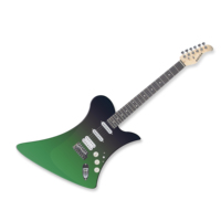 Gitar Elektrik dengan Permukaan Matte Varnished, Leher Maple, dan Badan Poplar untuk Latihan Siswa dan Pertunjukan Langsung.