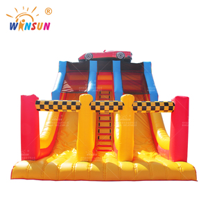 Winsun chất lượng tốt <span class=keywords><strong>Inflatable</strong></span> <span class=keywords><strong>Slide</strong></span> sân chơi thương mại lâu đài bouncy tùy chỉnh xe chủ đề trượt cho trẻ em - Product Image 2