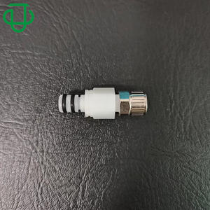 Conector macho de conexión rápida de plástico POM serie Jiyou M 14Od con tuerca de bloqueo de doble junta tórica, conexión recta. - Product Image 1