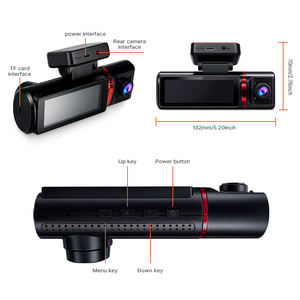 Registratore Video WIFI a 3 Obiettivi con GPS <span class=keywords><strong>per</strong></span> <span class=keywords><strong>Auto</strong></span>, Dashcam 4K, Telecamera Posteriore <span class=keywords><strong>per</strong></span> Monitoraggio Parcheggio, Sensore G, Registrazione in Loop - Product Image 3