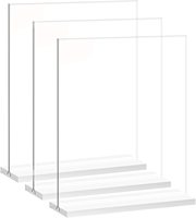 Personnalisé Clair Acrylique Cadre Photo Double Face Porte-Signe