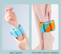 Bracelet lesté en silicone réglable, poids de cheville pour Pilates, sangles lestées couleur macaron pour accessoires de fitness, yoga et Pilates