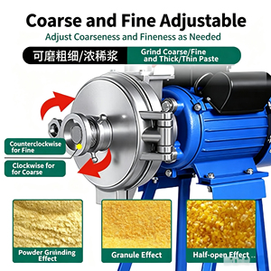 Molino Eléctrico Húmedo/Seco para <span class=keywords><strong>Harina</strong></span> <span class=keywords><strong>de</strong></span> Arroz, Maíz, Leche <span class=keywords><strong>de</strong></span> Soya, Cacahuetes, Pulverizador <span class=keywords><strong>de</strong></span> Granos Comercial y Doméstico, Molinillo <span class=keywords><strong>de</strong></span> Granos Multiusos - Product Image 6