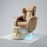 Nouveau fauteuil de massage électrique de luxe pour le dos et les pieds, fauteuil de manucure et de massage des pieds, fauteuil multifonctionnel pour salon de beauté avec bain de pieds