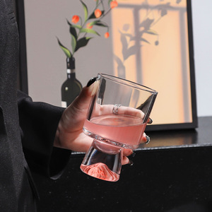 Bán buôn số lượng lớn màu hồng núi mocktail Kính 201-300ml ly cocktail chịu nhiệt độ cao uống cocktail Kính - Product Image 3