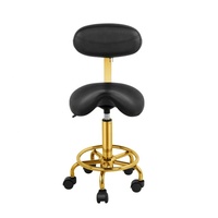 Selle hydraulique réglable en hauteur 360 chaise de tabouret roulant pour Salon de beauté Massage clinique dentaire tabouret de technicien de bureau à domicile