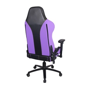Reposabrazos reclinable ajustable púrpura de cuero personalizado Silla de juego ergonómica <span class=keywords><strong>Razer</strong></span> negra - Product Image 5