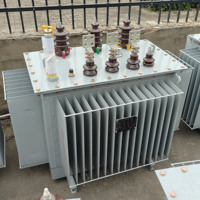 Transformateur de distribution triphasé immergé dans l'huile 11 kV 200 kVA, tension d'entrée et de sortie personnalisable