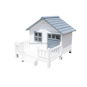 Caseta para Perros de Madera Maciza de Lujo para Exteriores, Resistente al Agua, Tipo Villa, Extra Grande, Muebles para Perros - Product Image 3