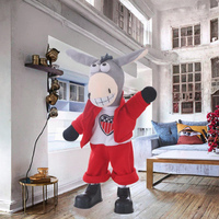 Jouet d'âne dansant en peluche populaire HY avec rembourrage en coton PP, jouet électronique pour enfants de 5 à 7 ans