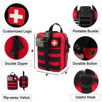 Trousse d'urgence IFAK Molle POUCH personnalisée OEM & ODM trousse de premiers soins tactique pour traumatologie avec garrot pour sceau thoracique