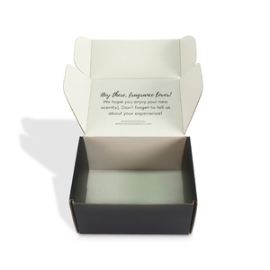 Boîtes noires pour emballage ondulé expédition E <span class=keywords><strong>Commerce</strong></span> emballage boîte Kraft expédition Mailer boîte en gros - Product Image 5