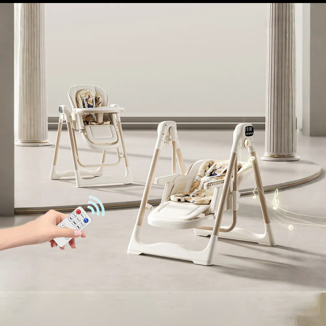 Sedia da pranzo modello di lusso elettrico aggiornato [Khaki].