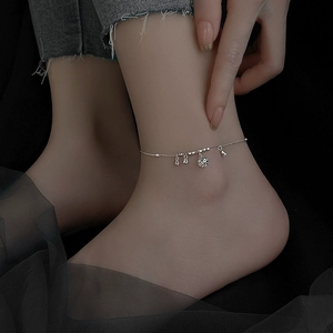 Chaîne de <span class=keywords><strong>cheville</strong></span> FY-JL037 en <span class=keywords><strong>argent</strong></span> sterling 925 pour femme, nouveau style 2025, bracelet sexy de style ancien, chevillères fines, niche - Product Image 5