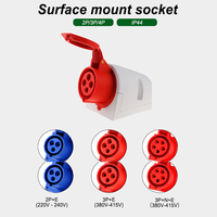 Prise industrielle 3P+N+E 16A 32A 220V-415V IP67 étanche robuste CE Connecteur mâle-femelle 5 broches pour extérieur
