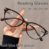 Fabrication sur mesure de lunettes de lecture vintage à monture intégrale avec logo personnalisé, de haute qualité, style œil de chat, anti-lumière bleue pour ordinateur.