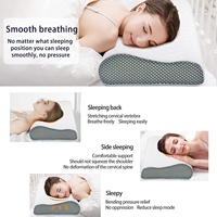 Oreiller en mousse à mémoire de forme Simba, respirant, orthopédique, pour un sommeil sain, 2022.
