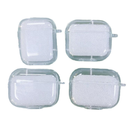 Étui pour écouteurs en TPU transparent, protection invisible, imperméable et antichoc, matériau anti-jaunissement