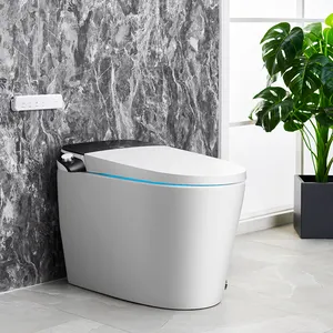 Hiện đại cao cấp tự động phòng tắm thiết bị vệ sinh sàn thông minh điện từ xa nhà vệ sinh nhà vệ sinh thông minh