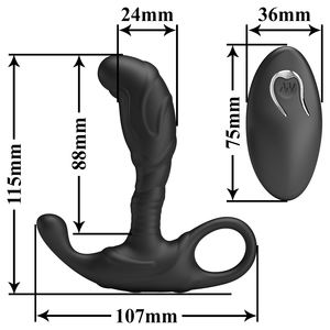 Mainan Seks Silikon Elektrik MR PLAY, Vibrator Butt <span class=keywords><strong>Plug</strong></span> & Anal Beads untuk Pria dan Wanita - Product Image 4