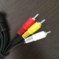 Câble vidéo pour caméscope de haute qualité 3,5 mm vers RCA, câble audio stéréo 3,5 mm mâle vers 3 RCA mâle