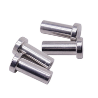 Rivet à tête plate en acier inoxydable usiné CNC, norme GB, marque OEM