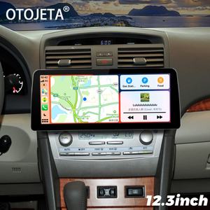 Lecteur vidéo de voiture Android 13 avec écran 12,3 pouces 1920*720, autoradio stéréo pour Toyota Camry 2013-2018, GPS, multimédia, Carplay, unité principale - Product Image 1