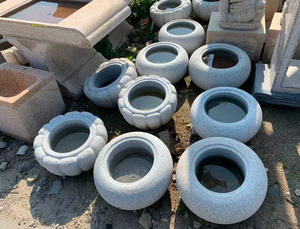 <span class=keywords><strong>Bassin</strong></span> <span class=keywords><strong>d</strong></span>'<span class=keywords><strong>eau</strong></span> en pierre de granit sculpté à la main pour <span class=keywords><strong>jardin</strong></span> zen <span class=keywords><strong>japonais</strong></span>, avec motif Kiku Bachi, pour lacs et utilisation extérieure - Product Image 5