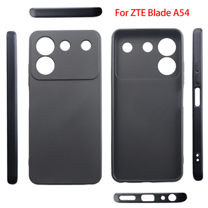 El nuevo listado negro mate TPU funda para <span class=keywords><strong>ZTE</strong></span> <span class=keywords><strong>Blade</strong></span> A56 <span class=keywords><strong>V30</strong></span> <span class=keywords><strong>Vita</strong></span> Pantall silicona a prueba de golpes suave teléfono móvil contraportada - Product Image 2